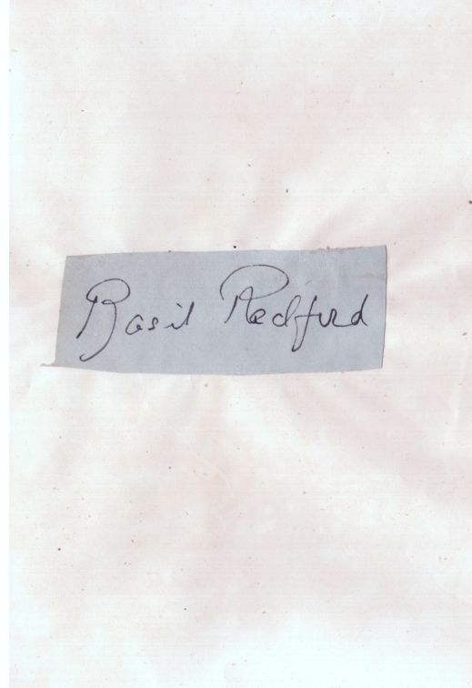 RADFORD — Signature on piece, | Sophie Dupré Autographs