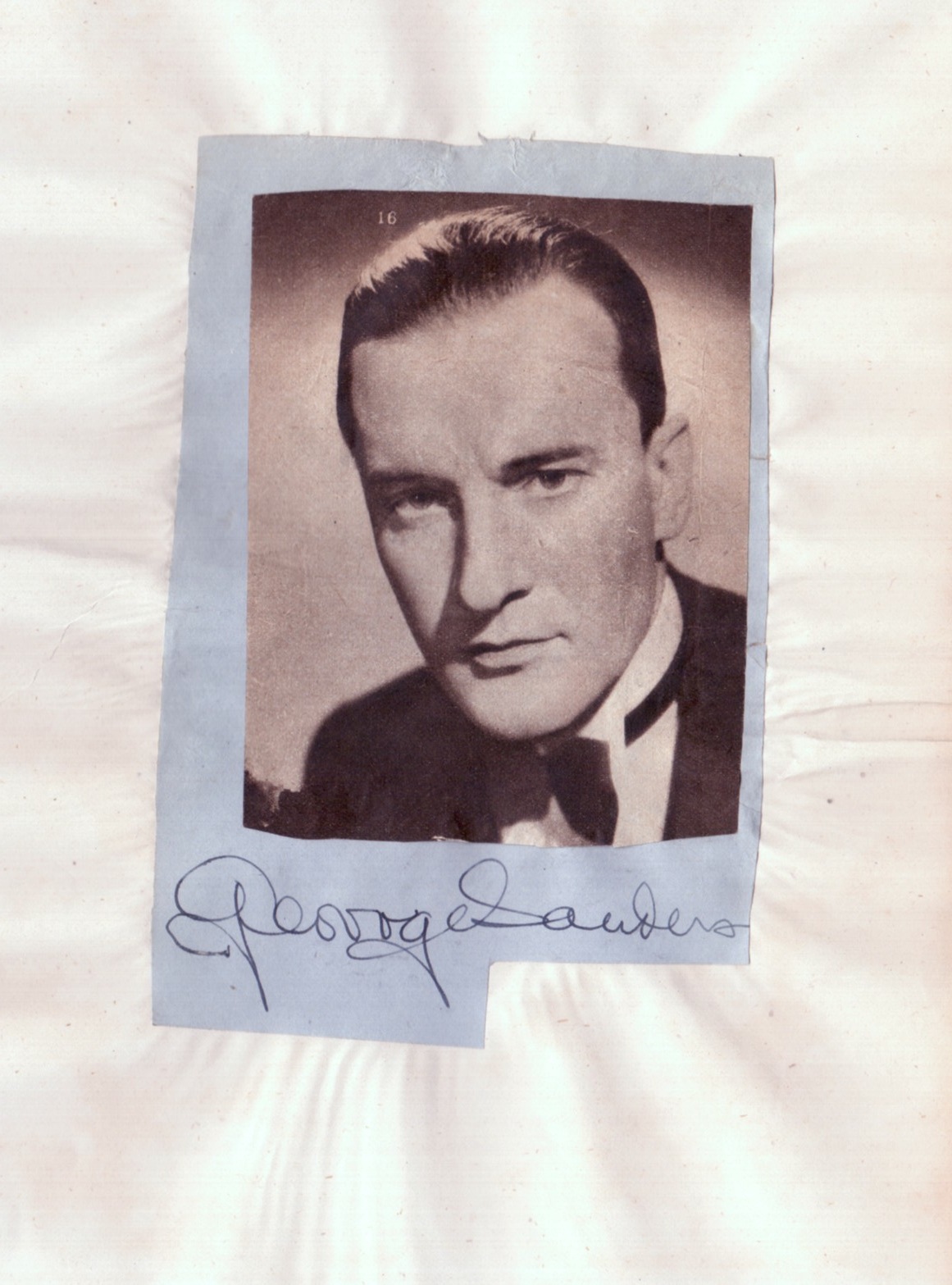 SANDERS — Signed Magazine Photograph, | Sophie Dupré Autographs