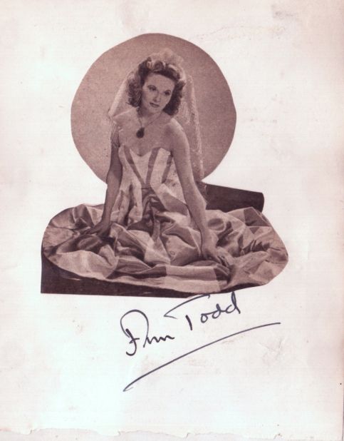TODD — Signed Magazine Photograph, | Sophie Dupré Autographs