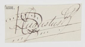 AUGUSTUS FREDERICK — Signature 'Augustus F' | Sophie Dupré Autographs