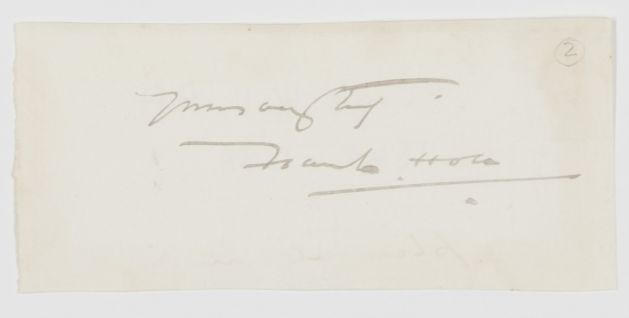 HOLL — Signature and Subscription from a letter | Sophie Dupré Autographs