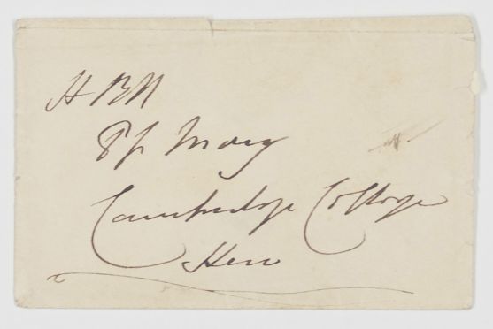 MARY — Autograph Envelope (unsigned) to her niece Princess MARY (ADELAIDE) of Cambridge, (1833-1897), | Sophie Dupré Autographs
