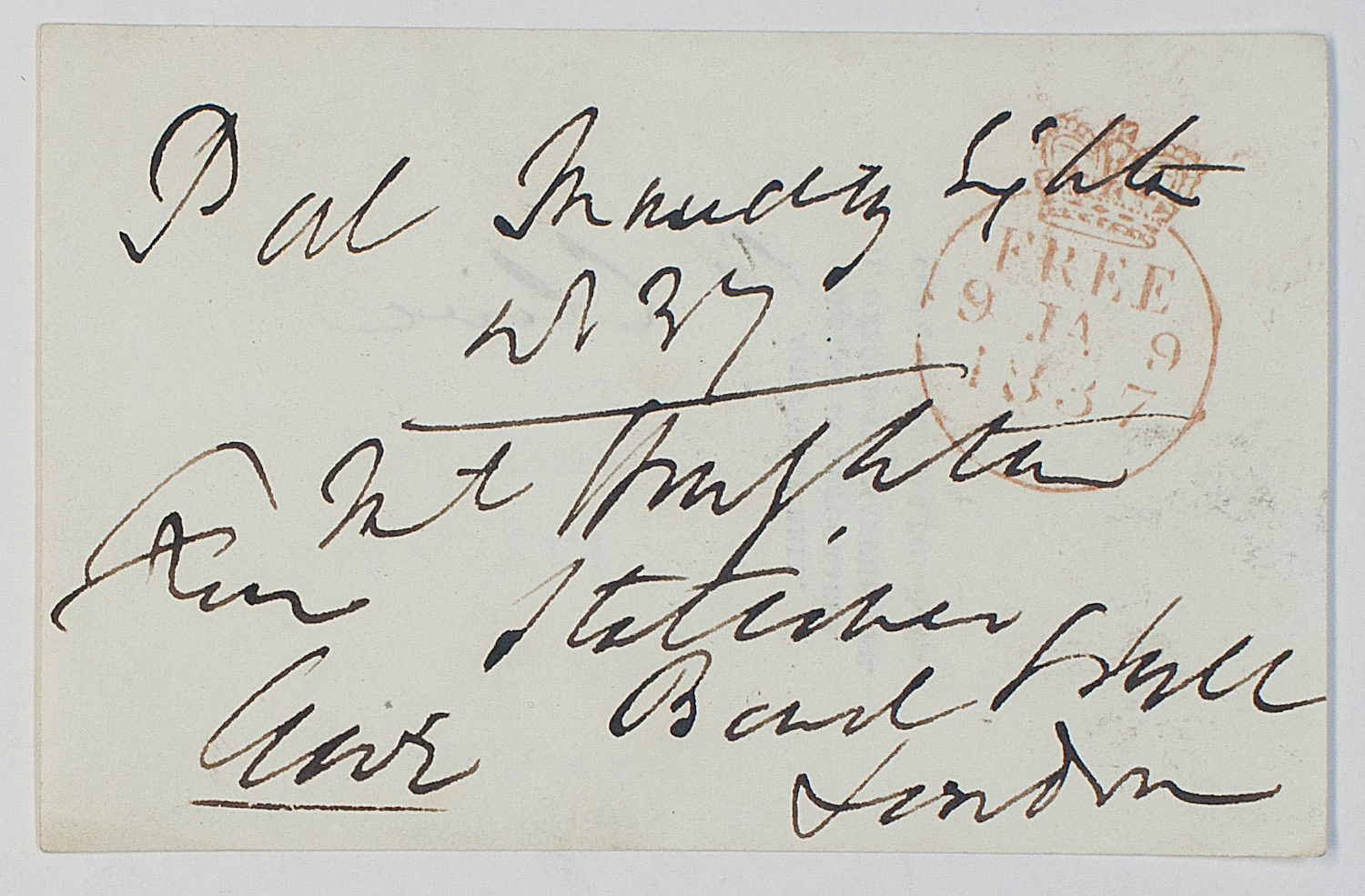 POWIS — Autograph Address Panel Signed 'Clive' for Free Postage | Sophie Dupré Autographs