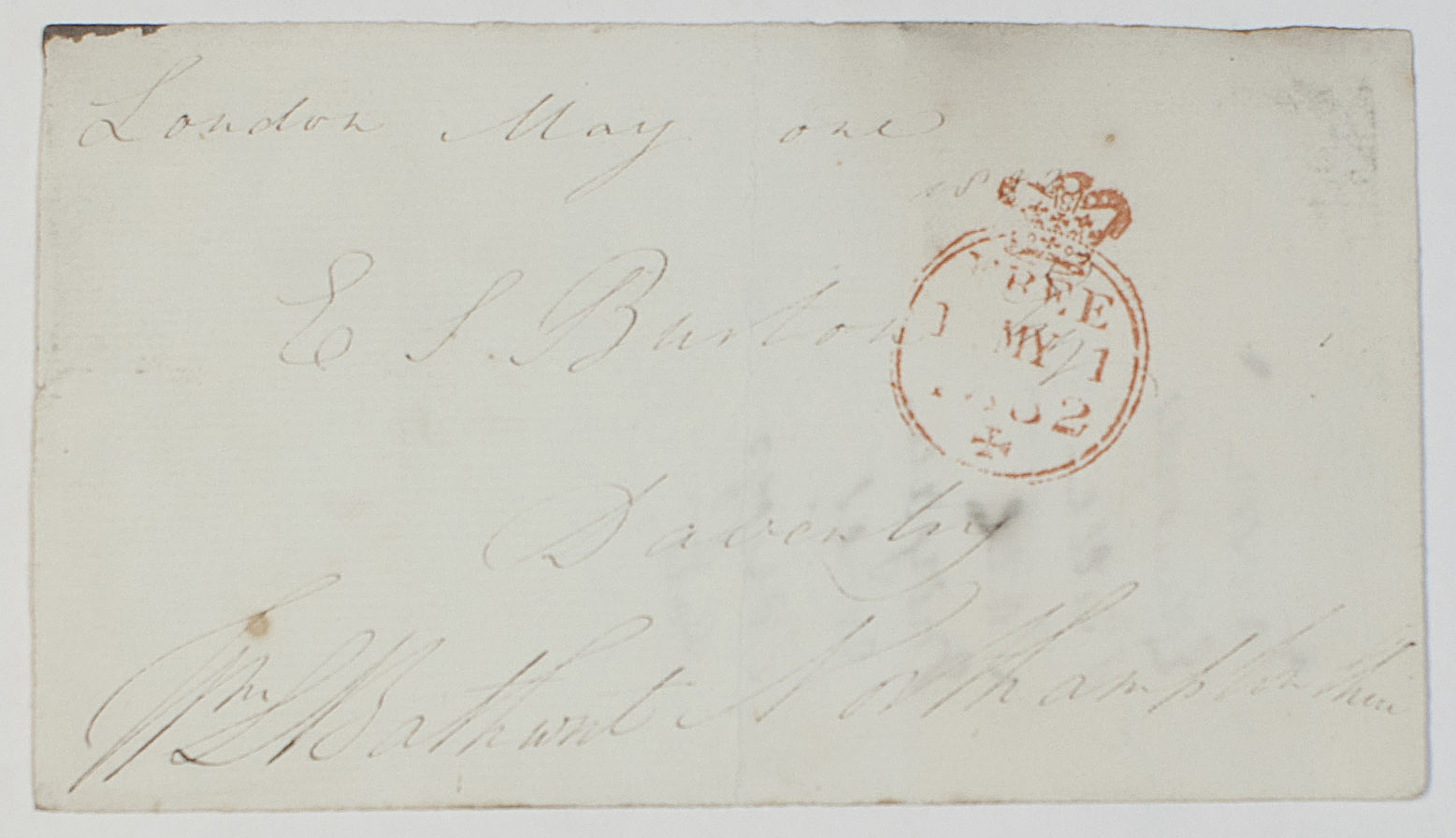 BATHURST — Address Panel Signed for Free Postage | Sophie Dupré Autographs