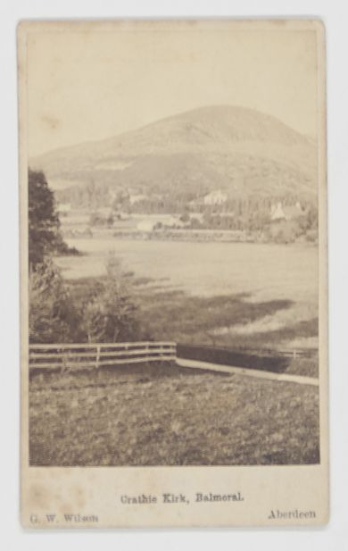 CRATHIE KIRK — Carte-de-visite sized Photograph by G.W. WILSON | Sophie Dupré Autographs