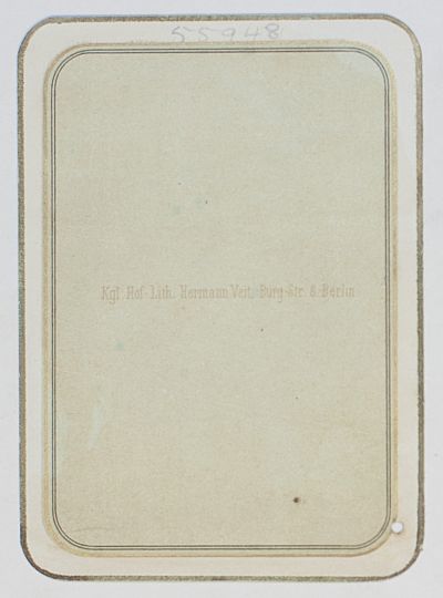 DANCE CARD — Card with the date and ten blank lines, | Sophie Dupré Autographs