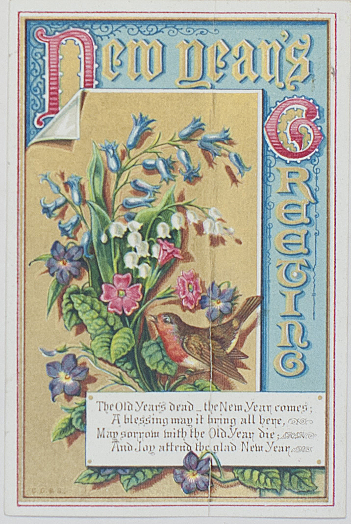 NEW YEAR CARD — Card printed in full Colour | Sophie Dupré Autographs