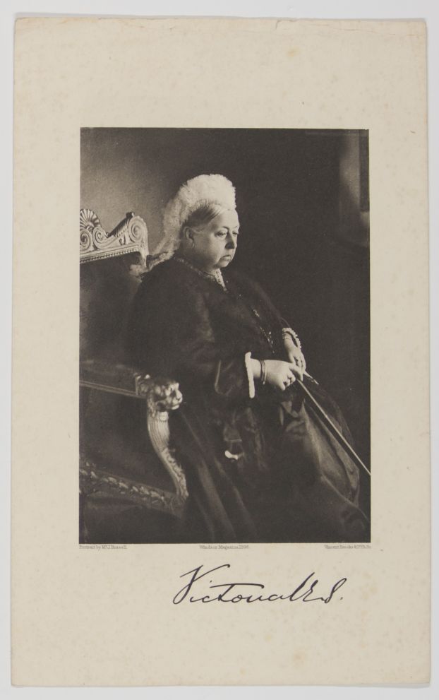 [VICTORIA — Fine Unsigned Photographic Engraving of her Portrait, | Sophie Dupré Autographs