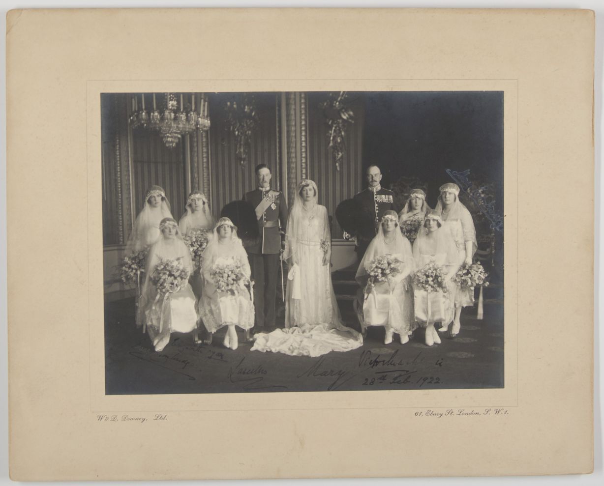 MARY — Fine Group Portrait Photograph by W. & D. Downey, SIGNED BY ALL OF THE ABOVE | Sophie Dupré Autographs