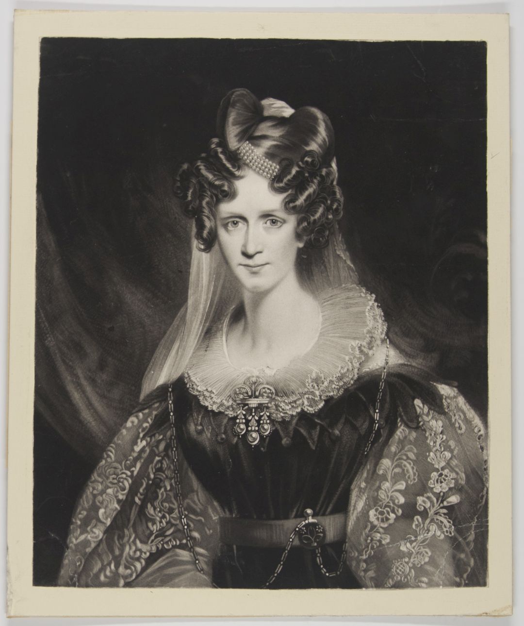 [ADELAIDE — Most Attractive Aquatint Engraved Portrait after Sir William Beechey, | Sophie Dupré Autographs