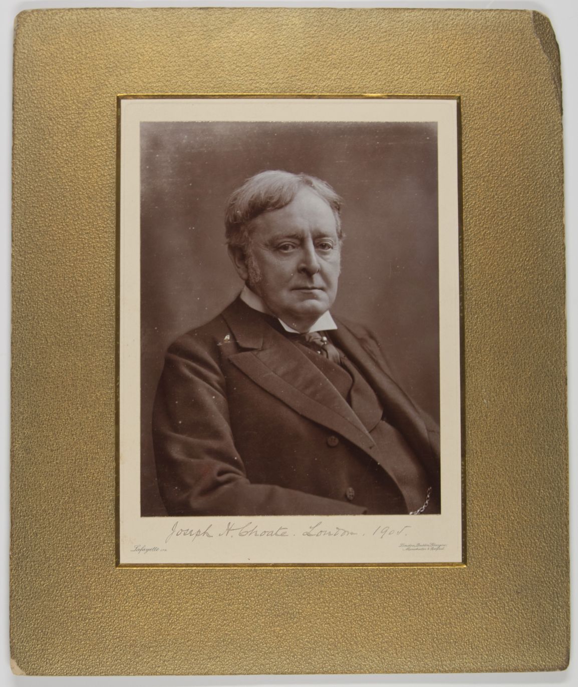 CHOATE — Signed Portrait Photograph by Lafayette, | Sophie Dupré Autographs