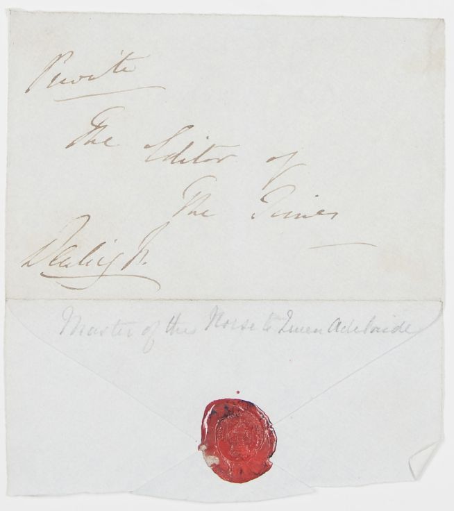DENBIGH — Envelope Front Signed | Sophie Dupré Autographs