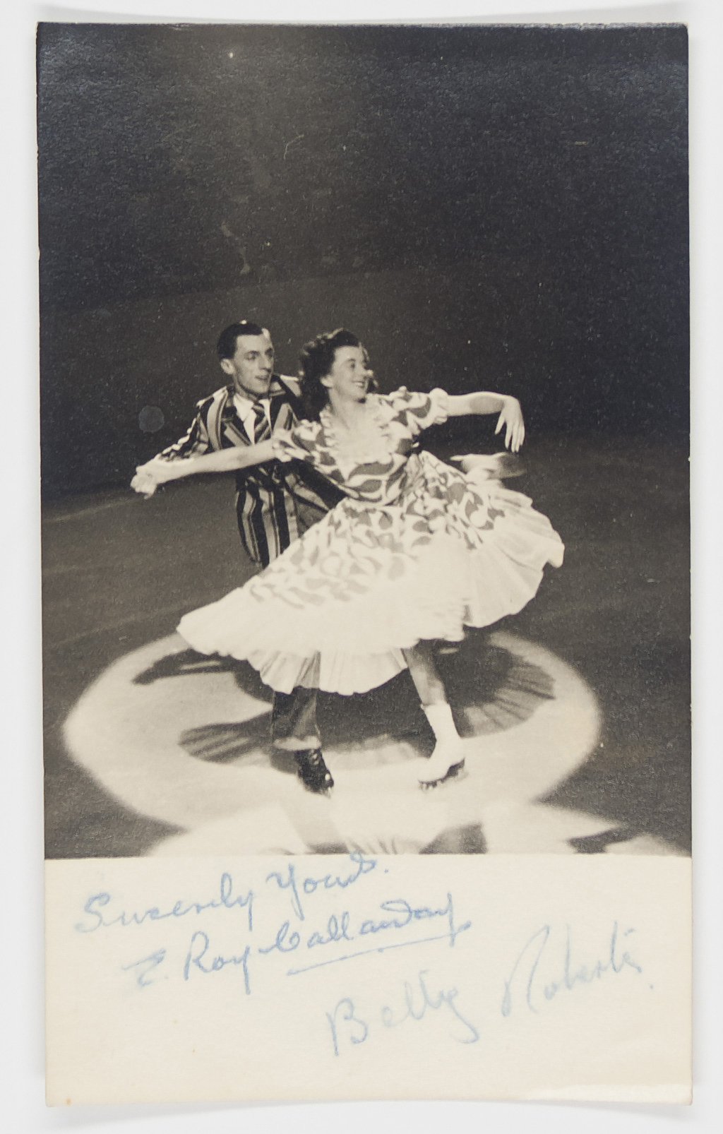 CALLAWAY — Fine Postcard Photograph, by H. Jackson of Cleveleys, Signed by Both, | Sophie Dupré Autographs