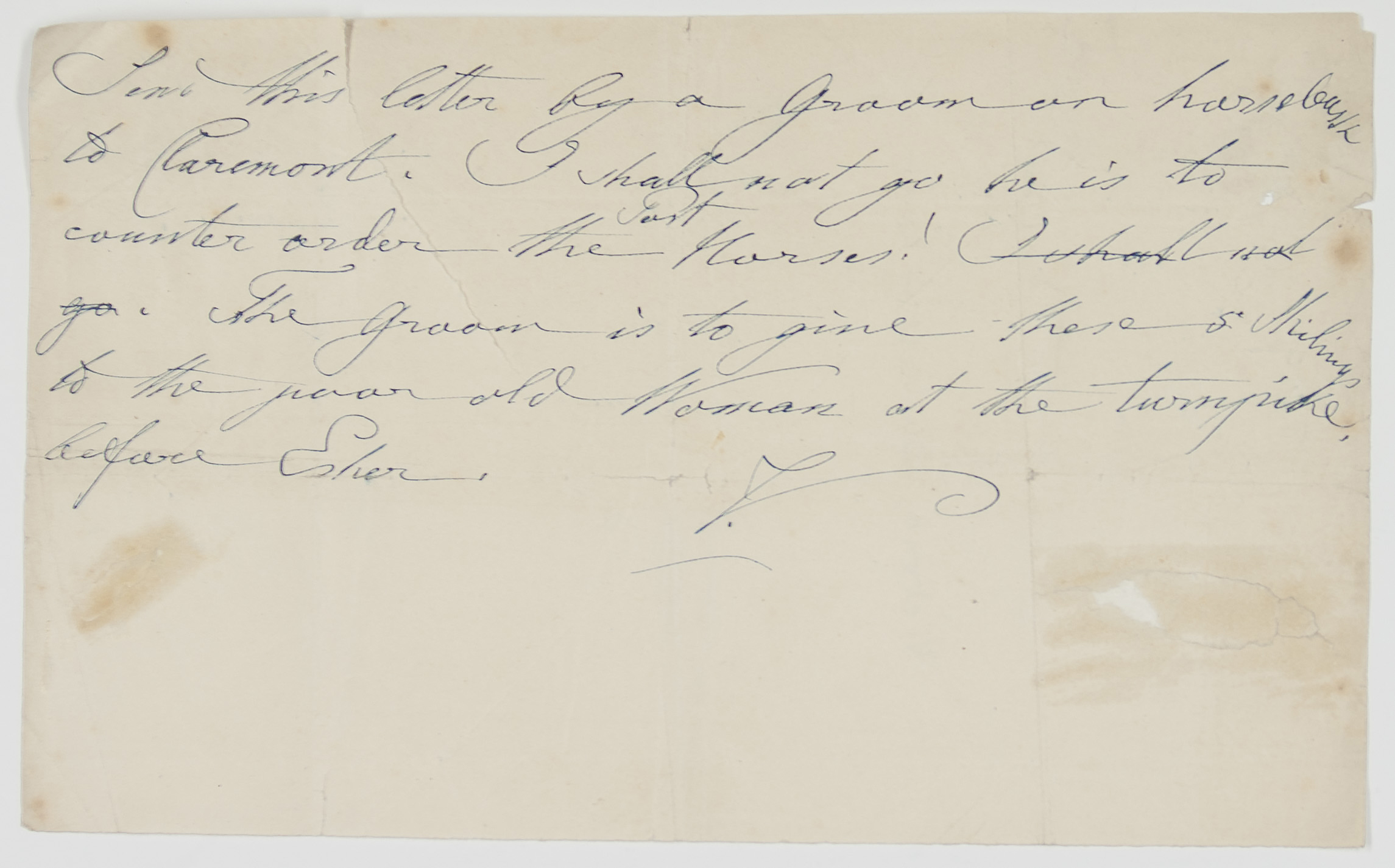 VICTORIA MARY LOUISA — Autograph Note Signed 'V', | Sophie Dupré Autographs
