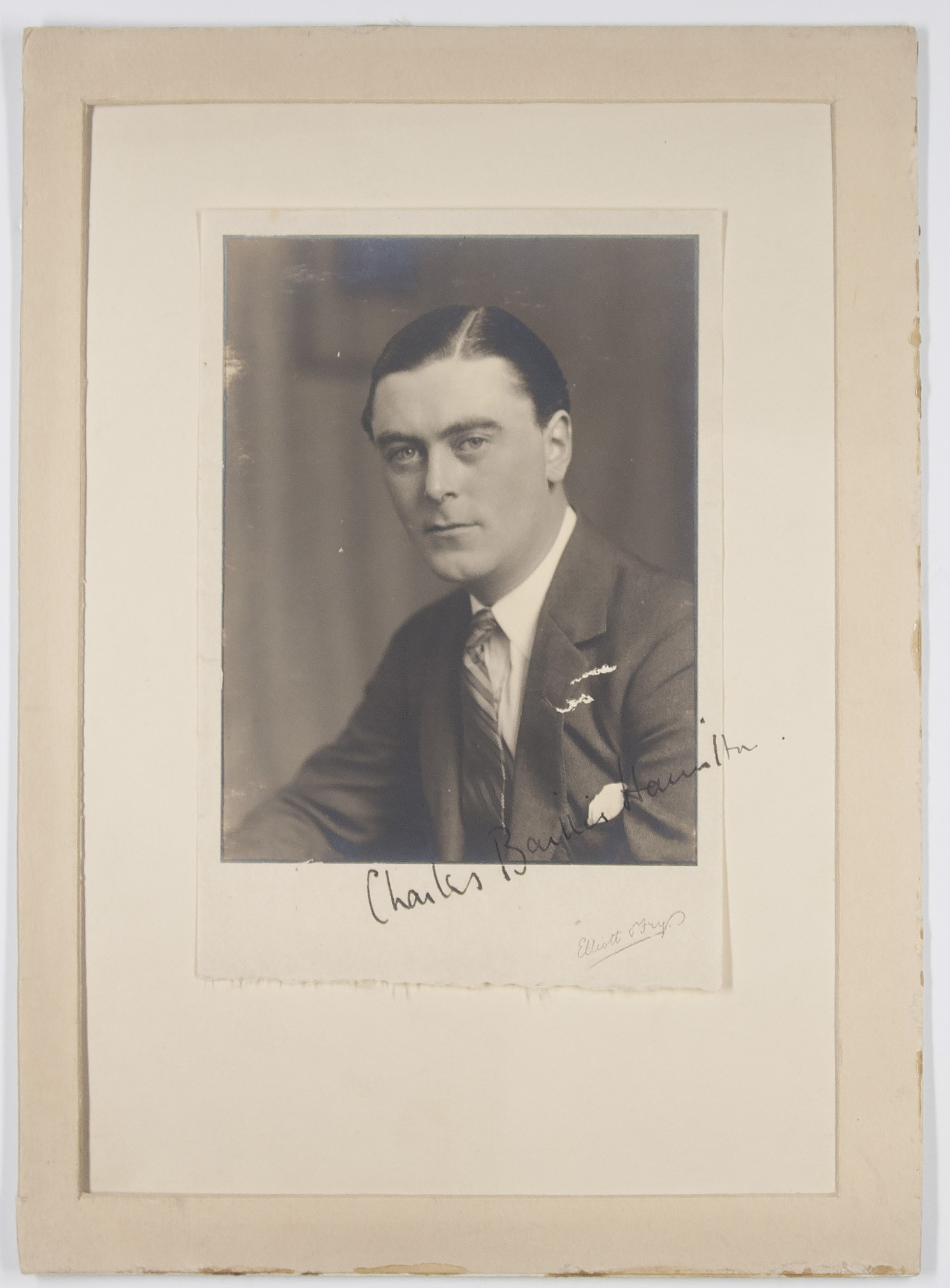 BAILLIE-HAMILTON — Signed Portrait Photograph by Elliott & Fry, | Sophie Dupré Autographs