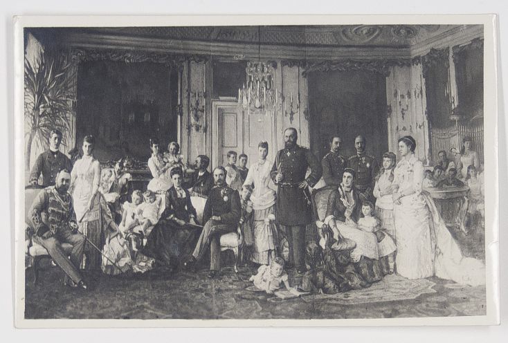 OLGA ALEXANDROVNA — Fine Group Portrait Postcard | Sophie Dupré Autographs