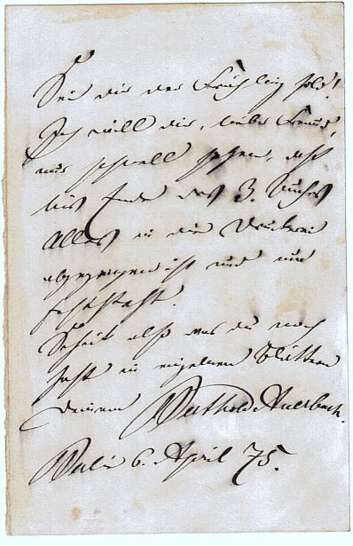 AUERBACH — Autograph Letter Signed to 'Dear Friend', | Sophie Dupré Autographs