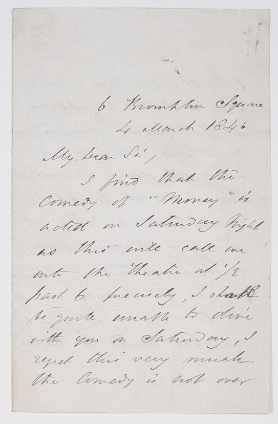 BUCKSTONE — Autograph Letter Signed to 'My dear Sir', | Sophie Dupré Autographs