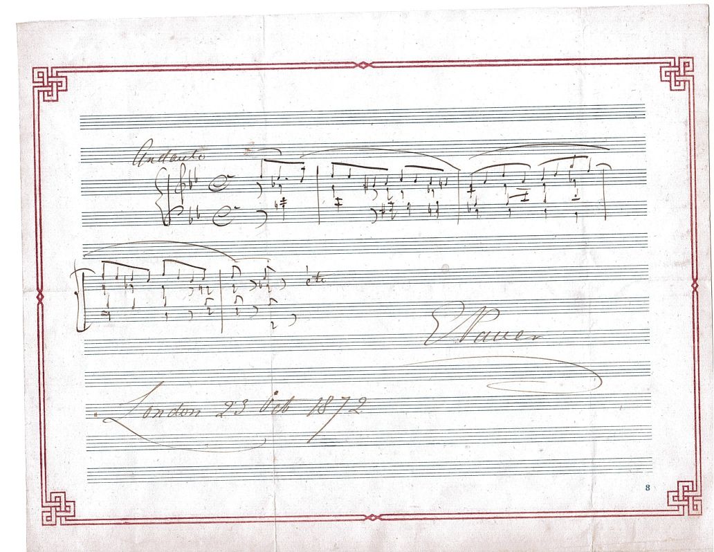 PAUER — Autograph Musical Quotation Signed | Sophie Dupré Autographs