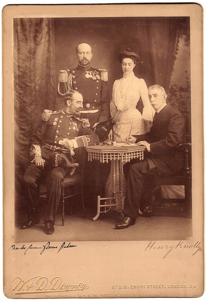 KNOLLYS — Fine Cabinet Group Portrait Photograph by W & D Downey, signed on the mount | Sophie Dupré Autographs