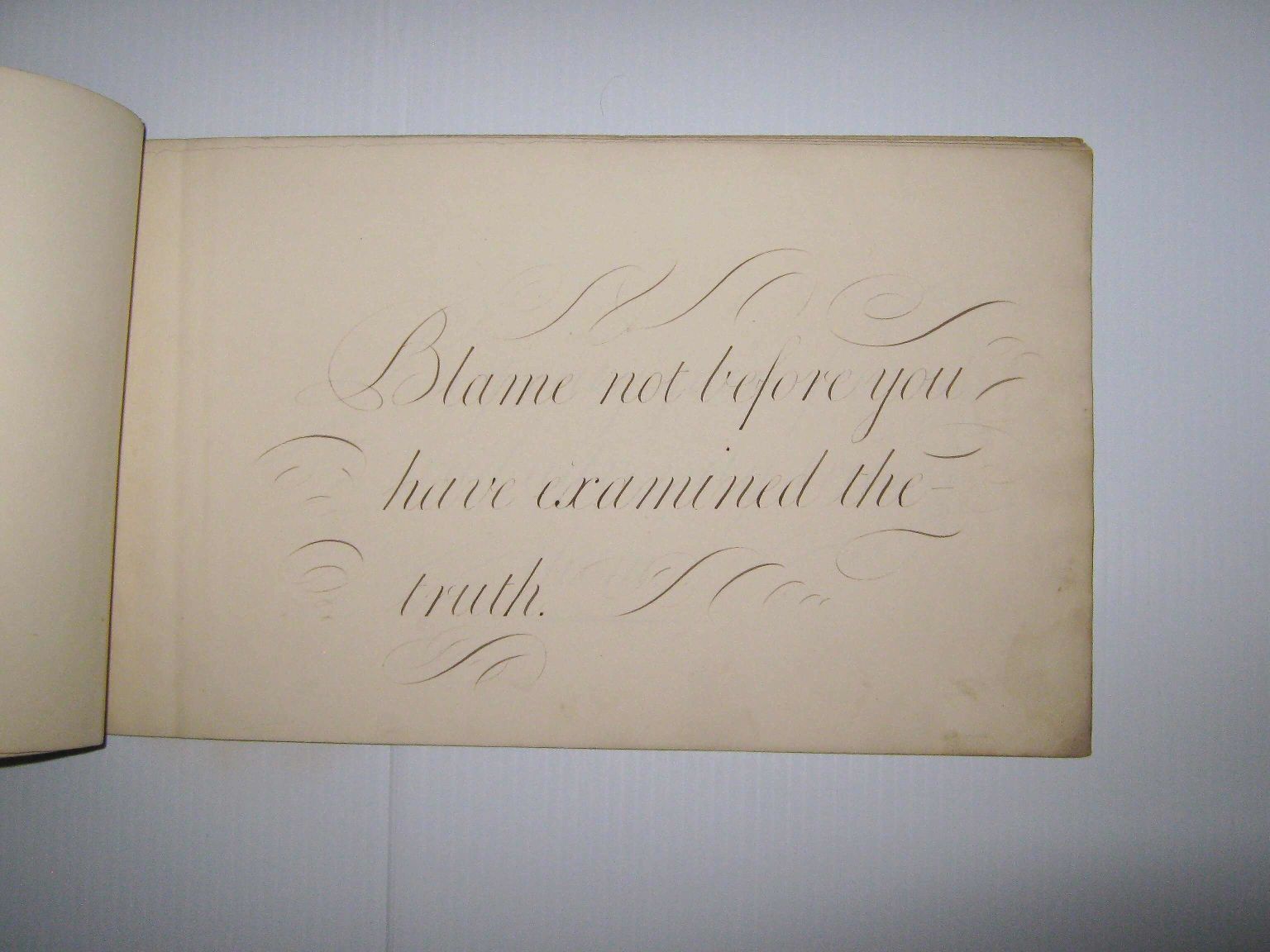 CALLIGRAPHIC MANUSCRIPT, CIRCA 1825 image 2