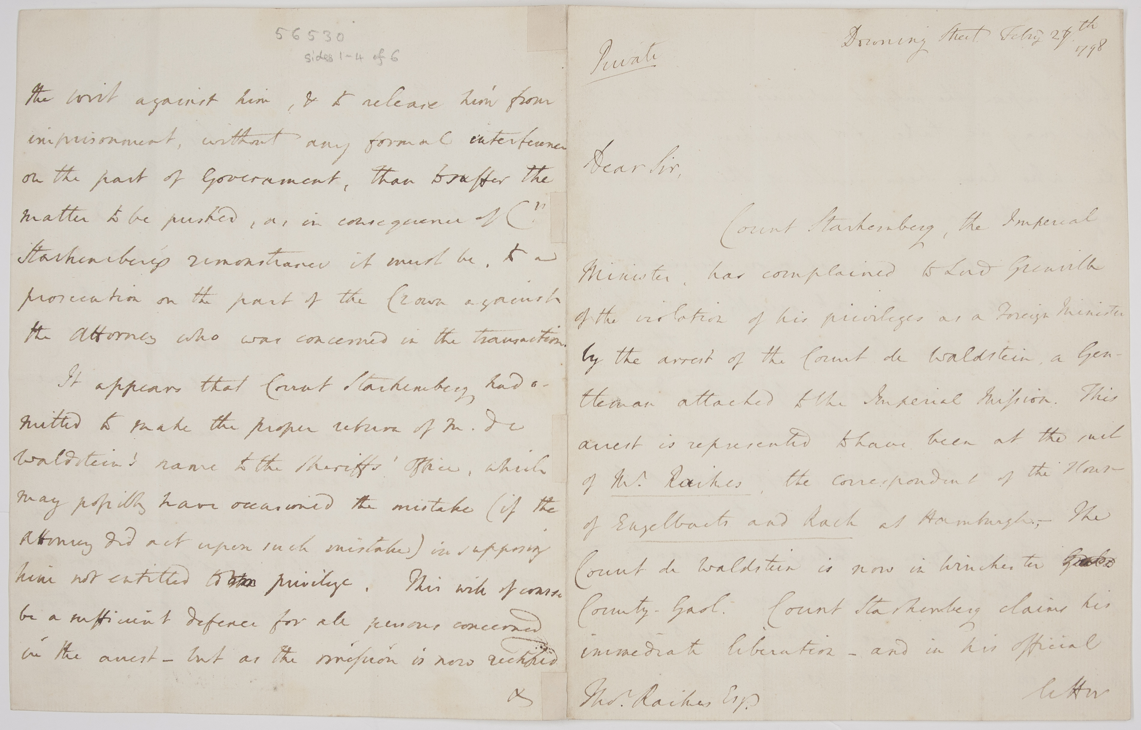 CANNING — Important Autograph Letter Signed to Thomas RAIKES, | Sophie Dupré Autographs