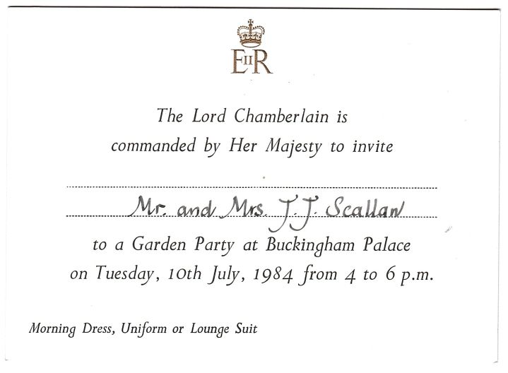 [ELIZABETH II — Invitation by the Queen's Command from the Lord Chamberlain | Sophie Dupré Autographs