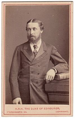 [ALFRED — Unsigned Carte-de-visite Portrait Photograph | Sophie Dupré Autographs