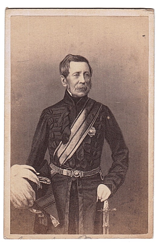 [BURGOYNE — Unsigned Carte-de-visite Portrait Photograph, | Sophie Dupré Autographs