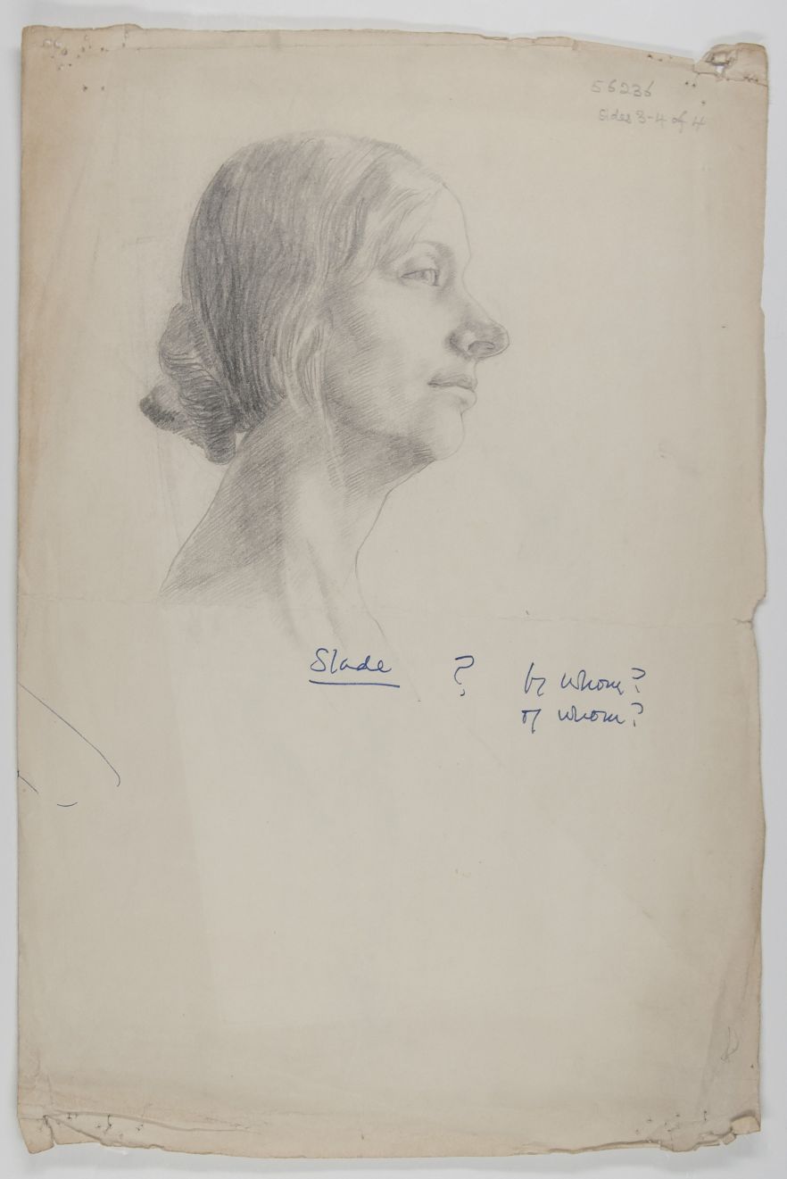 ALLEN — Signed Pencil Drawing of a Male Model, | Sophie Dupré Autographs