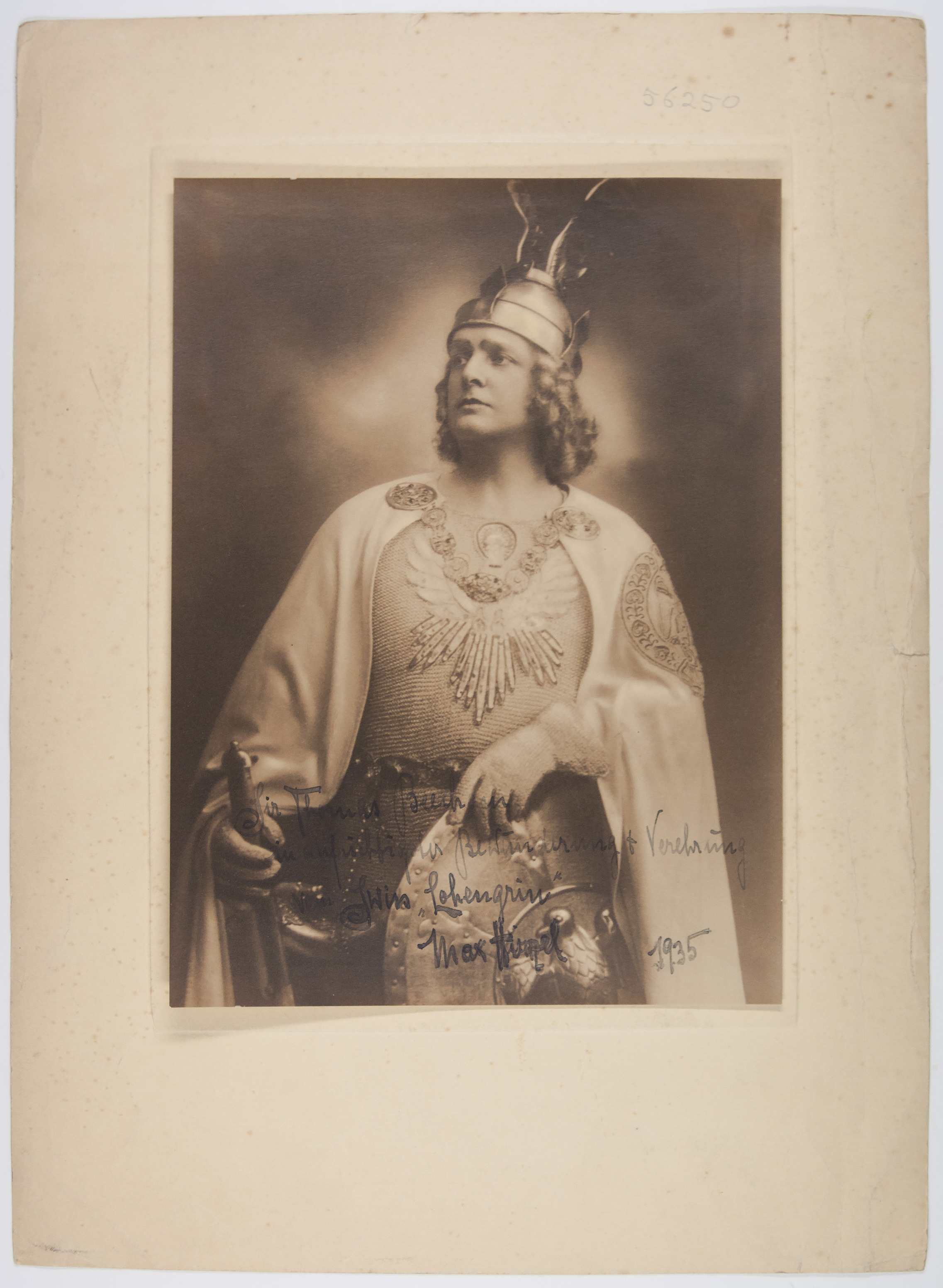 HIRZEL — Fine Large Portrait Photograph, by Docci, signed, inscribed to Sir Thomas Beecham and dated | Sophie Dupré Autographs