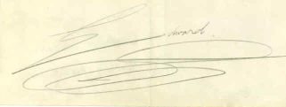 EDWARD VIII — Huge childish signature in pencil with an enormous flourish, 9 x 4, | Sophie Dupré Autographs